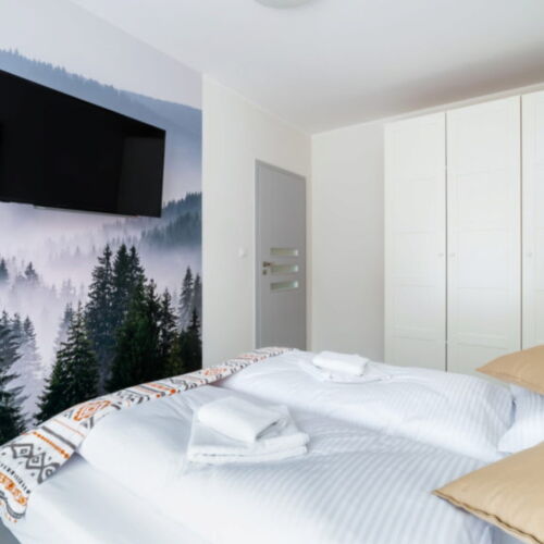 Apartament 6-osobowy z widokiem na góry
