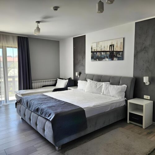 Camera tripla cu balcon