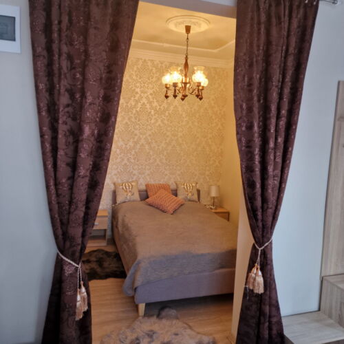 1-Zimmer-Apartment für 2 Personen Parterre mit Aussicht auf die Stadt