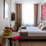 Deluxe Apartman s klimatizací s manželskou postelí s 1 ložnicí