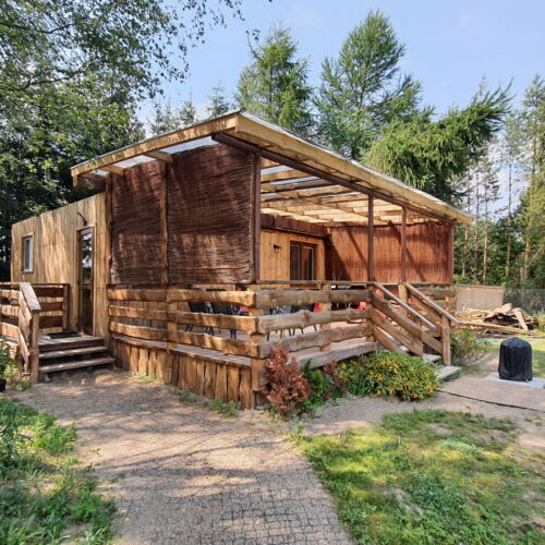 Domek całoroczny 6-osobowy parterowy z widokiem na ogród