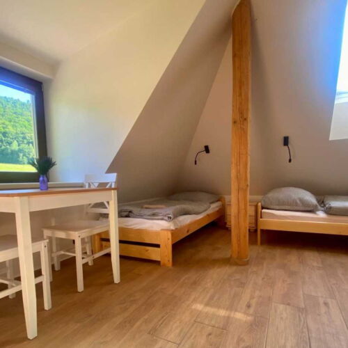 Apartman se sprchou s vlastní kuchyňkou pro 2 os. (s možností přistýlky)