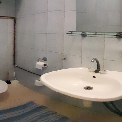 Camera twin la parter cu vedere spre grădină