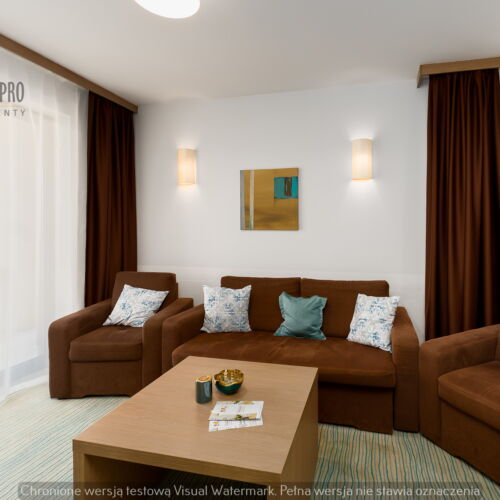 Apartament 4-osobowy Komfort z balkonem z 2 pomieszczeniami sypialnianymi