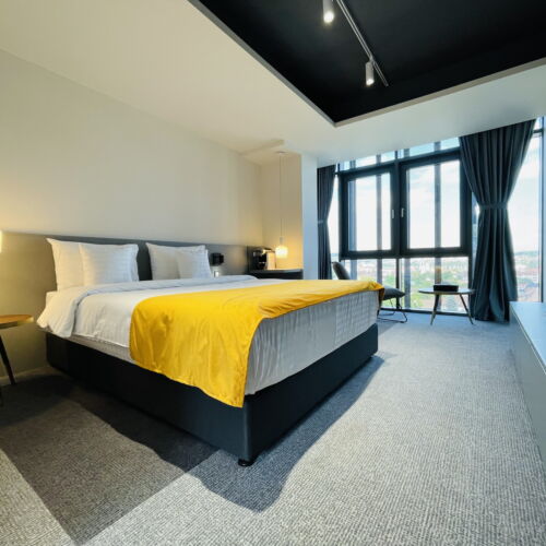 Camera dubla standard cu baie (se poate solicita pat suplimentar)