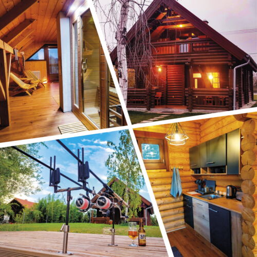 Rekreační dům (jako celek) s terasou pro 6 os. s výhledem na jezero