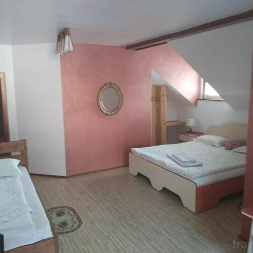 Camera tripla cu baie cu terasă