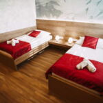 Dvoulůžkové pokoje se samostatnými postelemi