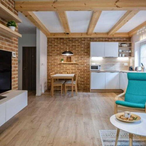 Apartament 2-osobowy z prysznicem z własną kuchnią (możliwa dostawka)