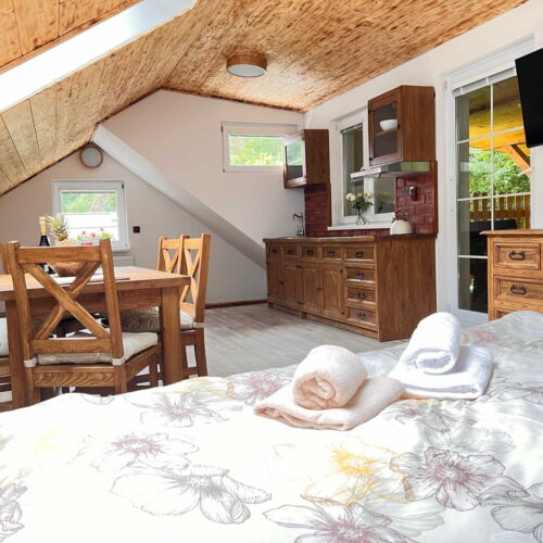 Apartman se sprchou s vlastní kuchyňkou pro 4 os.