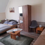 1-Zimmer-Apartment für 3 Personen mit Terasse (Zusatzbett möglich)