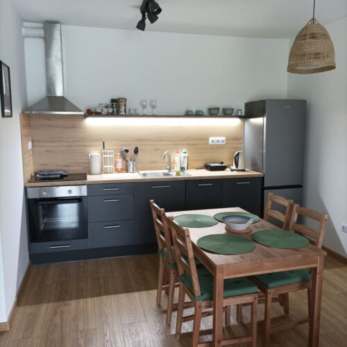 Apartament 4-osobowy z tarasem z widokiem na ogród z 2 pomieszczeniami sypialnianymi