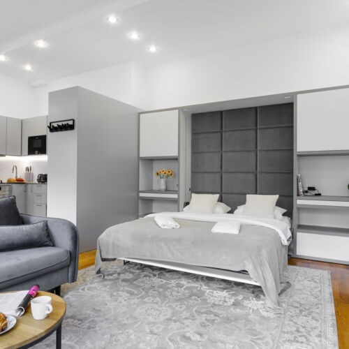 Apartament 2-osobowy na piętrze Standard Plus z 1 pomieszczeniem sypialnianym