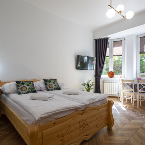 Apartament 2-osobowy na parterze Wystrój wnętrz z 1 pomieszczeniem sypialnianym