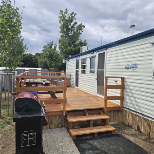 Mobilní dům Apartman (jako celek) se sprchou pro 6 os. (s možností přistýlky)