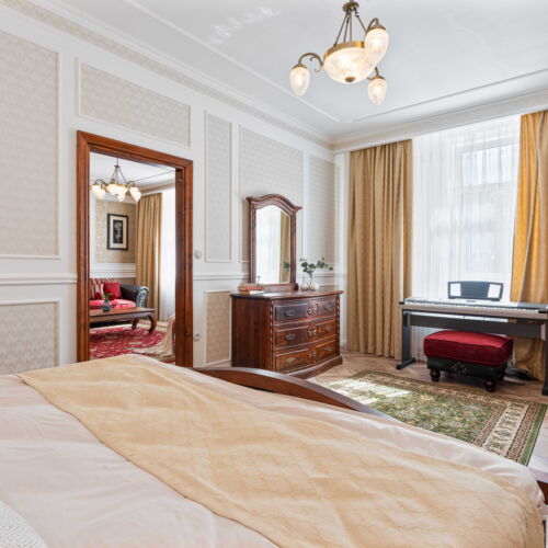 Apartament 4-osobowy z 1 pomieszczeniem sypialnianym (możliwa dostawka)