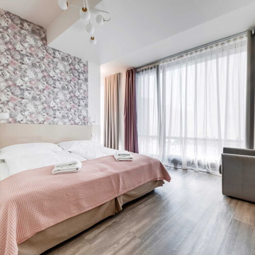 Camera dubla studio queen (se poate solicita pat suplimentar)