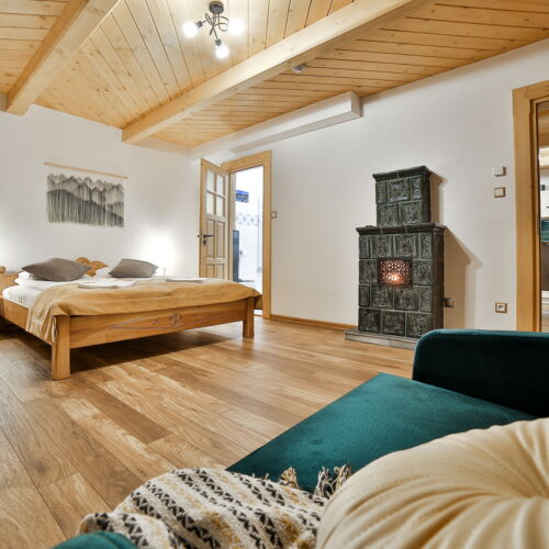 Apartament 5-osobowy na parterze Family z 2 pomieszczeniami sypialnianymi