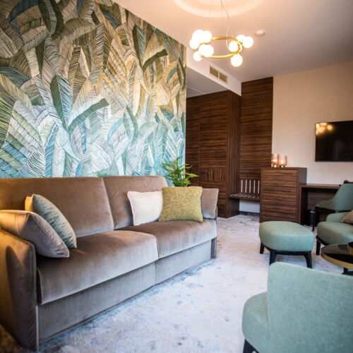 Rezydencja pokój 2-osobowy z wanną z tarasem z 1 pomieszczeniem sypialnianym