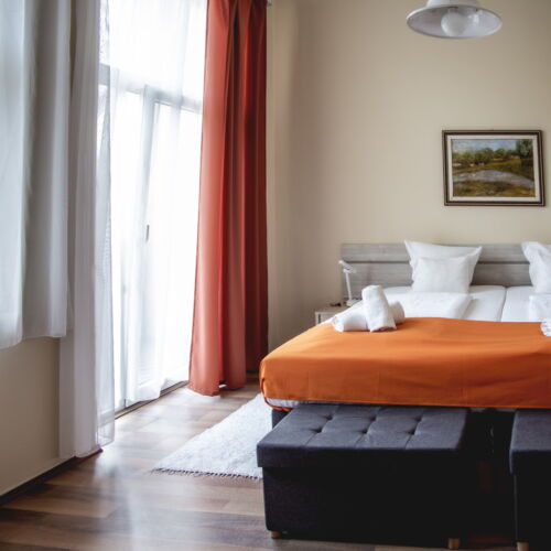 Rezydencja pokój 4-osobowy Przyjazny podróżom rodzinnym z balkonem z 2 pomieszczeniami sypialnianymi