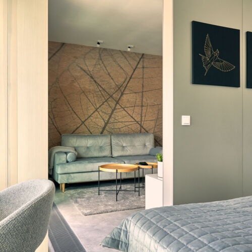 Apartament 4-osobowy na piętrze Deluxe z 2 pomieszczeniami sypialnianymi