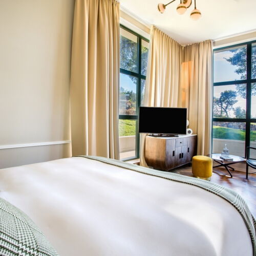 Camera dubla standard Plus cu vedere spre parc