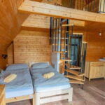 Hütte mit Dusche (Zusatzbett möglich)
