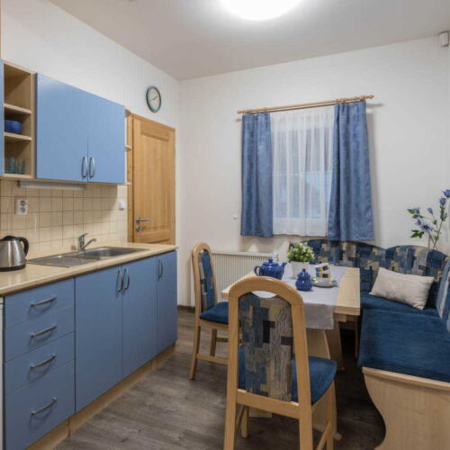 Apartman se sprchou s vlastní kuchyňkou pro 4 os. (s možností přistýlky)