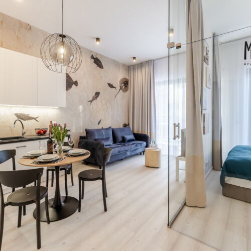 Apartament 4-osobowy na parterze Premium z 2 pomieszczeniami sypialnianymi