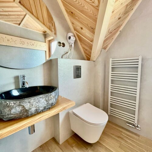 Domek drewniany 6-osobowy cały dom z widokiem na góry