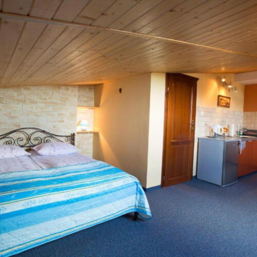 Apartament 4-osobowy z aneksem kuchennym z widokiem na góry z 2 pomieszczeniami sypialnianymi