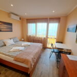 1-Zimmer-Apartment für 2 Personen mit Balkon und Panorama auf den See (Zusatzbett möglich)