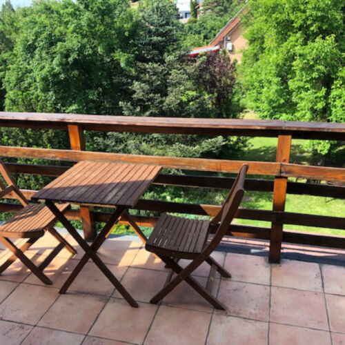 Apartament 3-osobowy na piętrze z dostępem do ogrodu z 1 pomieszczeniem sypialnianym