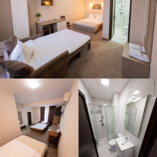 Camera tripla cu baie cu aer condiționat