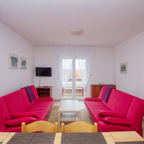 Apartament 6-osobowy z klimatyzacją z widokiem na morze z 2 pomieszczeniami sypialnianymi A-15320-d