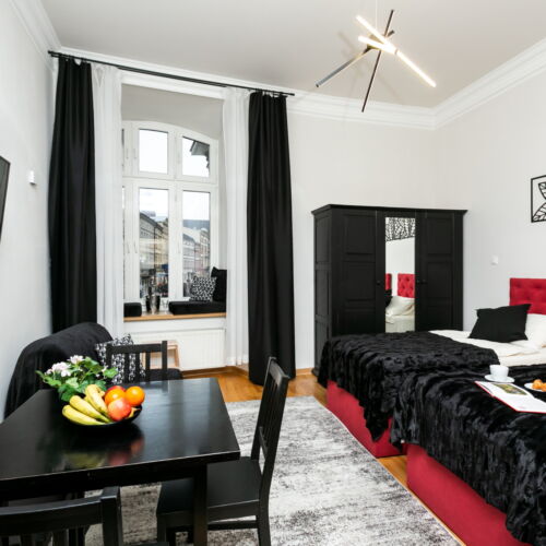 Apartament 2-osobowy Art z widokiem na miasto z 1 pomieszczeniem sypialnianym