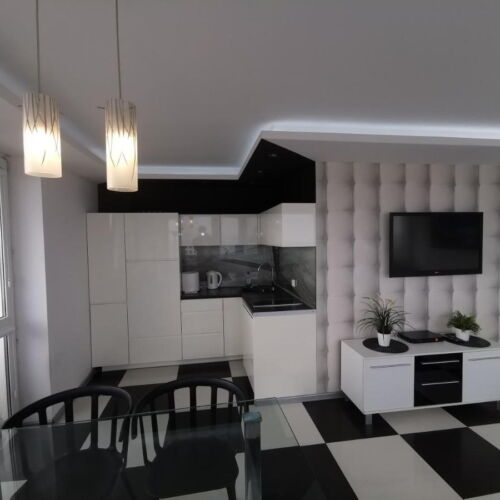 Studio Apartman pro 3 os. s 1 ložnicí s výhledem na město