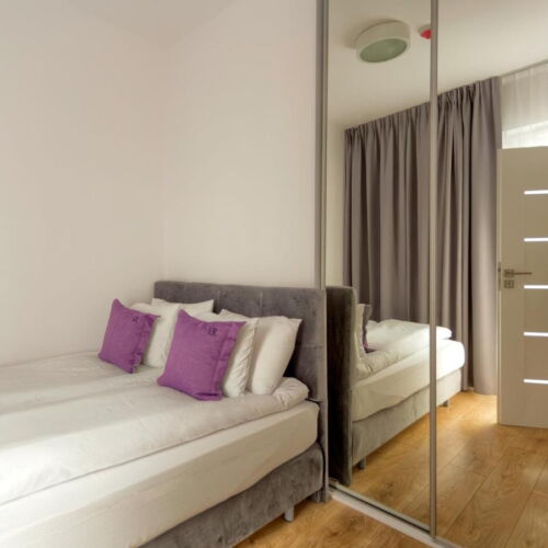 Apartament 4-osobowy z widokiem na miasto z 2 pomieszczeniami sypialnianymi