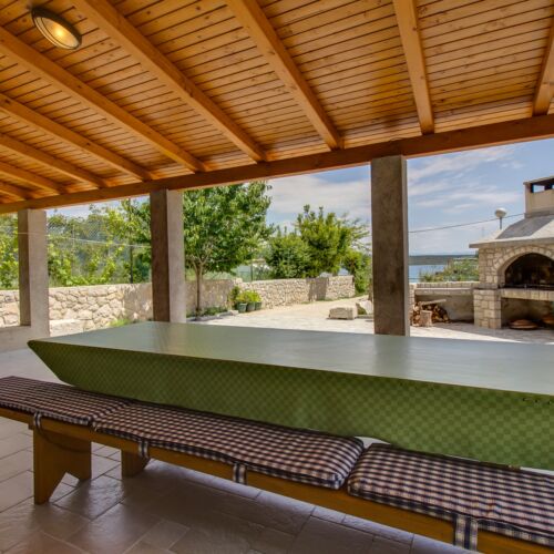 Apartament 6-osobowy z klimatyzacją z widokiem na morze z 2 pomieszczeniami sypialnianymi A-11815-c