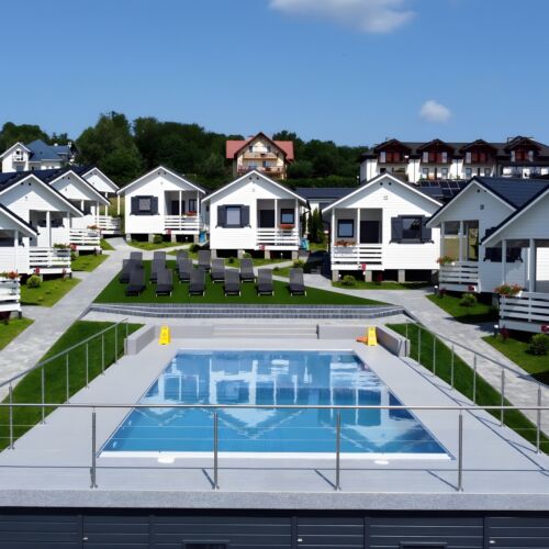 Domek letniskowy 5-osobowy z widokiem na góry z widokiem na jezioro