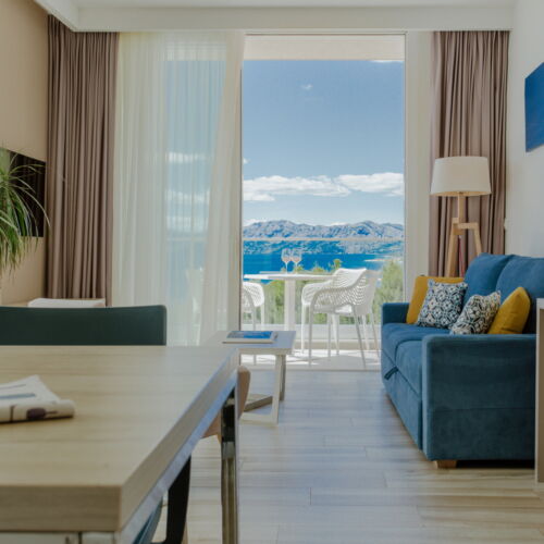 Superior Apartman pro 4 os. se 2 ložnicemi s výhledem na moře