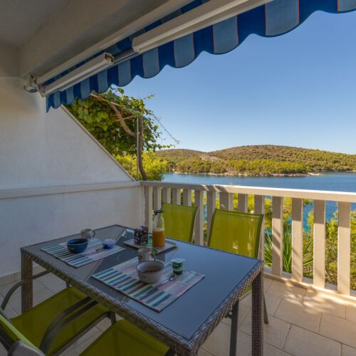 Apartament 2-osobowy z klimatyzacją z widokiem na morze z 1 pomieszczeniem sypialnianym