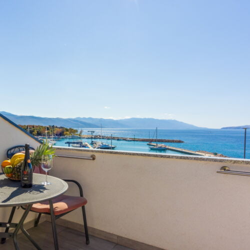 Pogled na more Balkon apartman za 2 osoba(e) sa 1 spavaće(om) sobe(om)