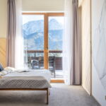 Apartman s terasou pro 6 os. se 2 ložnicemi s výhledem na hory