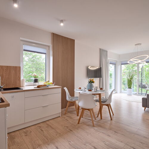 Apartament 4-osobowy Family z widokiem na jezioro z 2 pomieszczeniami sypialnianymi