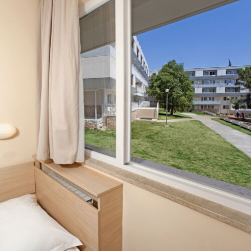 Camera single economy spre parc