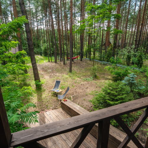 Domek całoroczny 8-osobowy cały dom z widokiem na ogród