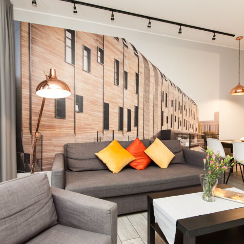 Apartament 4-osobowy z tarasem z panoramą z 2 pomieszczeniami sypialnianymi