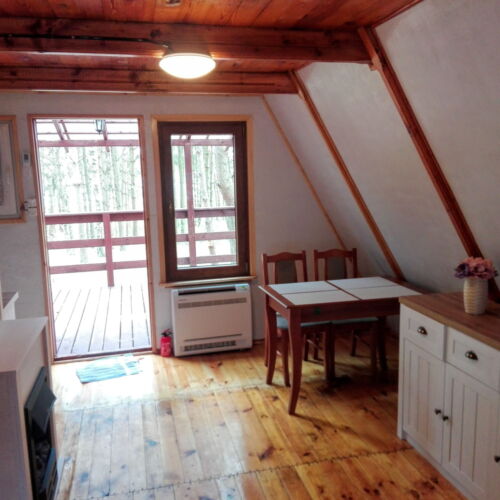 Domek letniskowy 5-osobowy z klimatyzacją z widokiem na jezioro