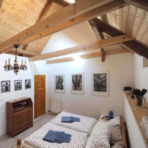 Romantik Pokoj s terasou s manželskou postelí